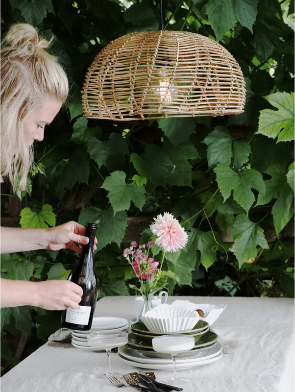 Mayla Taklampa Utomhus D43 Natur