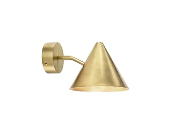 Tratten Mini Vägglampa Rå Mässing