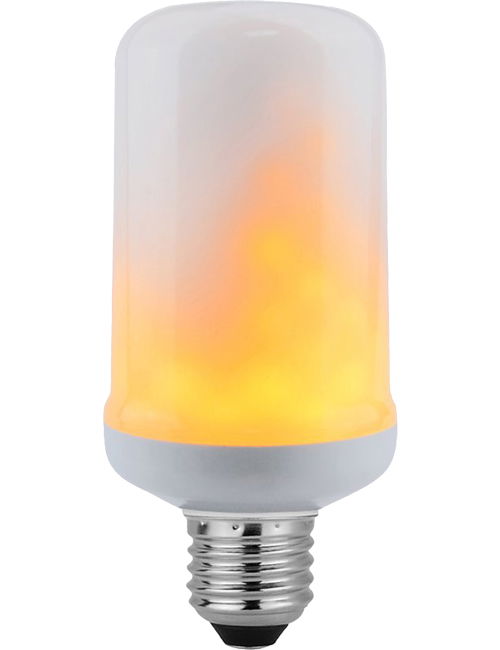 Fladdrande Flame Rörlampa LED E27 5W 3-steg