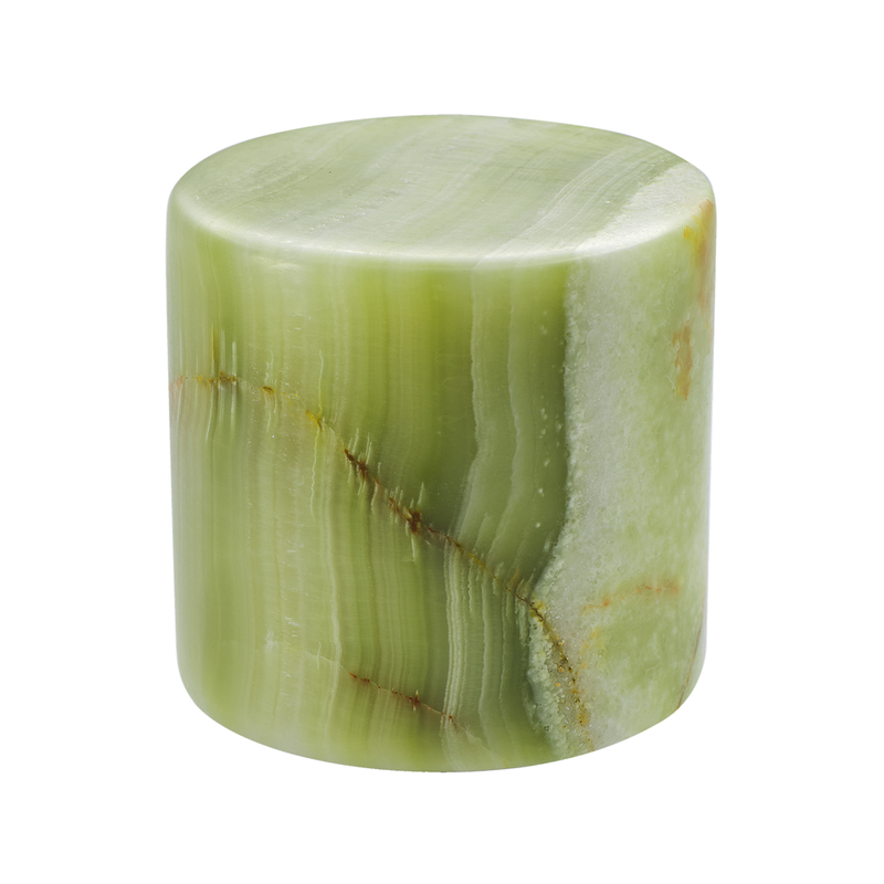 Jade Bordsljus Matt Grön Silk STL L