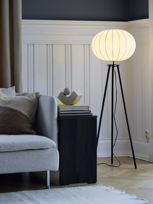 Base golvlampa tripod matt svart