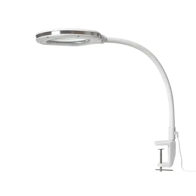 B944 Varnhem Klämlampa m. Förstoringsglas 5 Dioptrier LED
