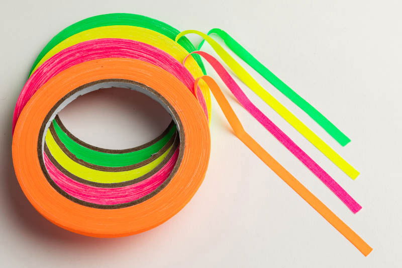 Gaffatejp Smal 6mm i olika färger Gaffatejp Smal 6mm i olika färger