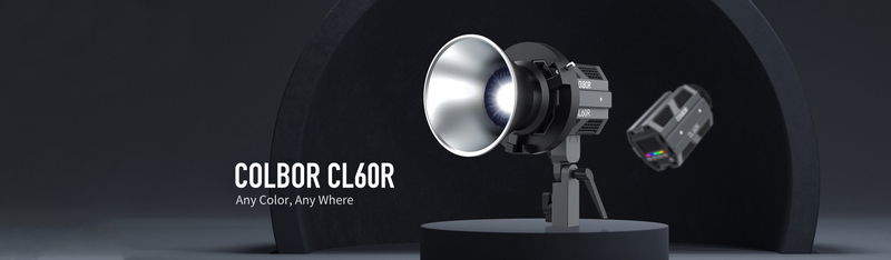 Colbor CL60R Liten LED-belysning med RGB för video och foto