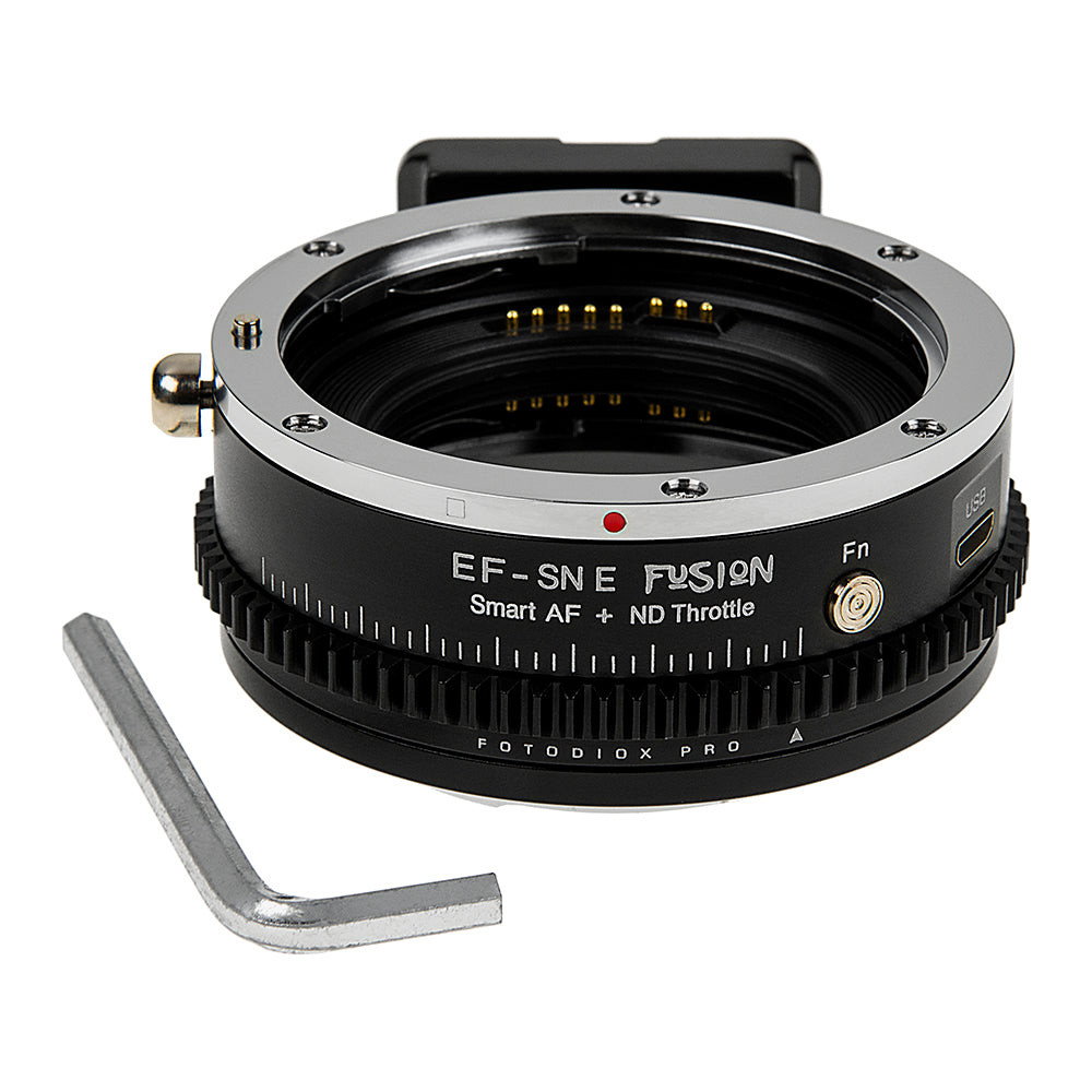 Canon EF till Sony E-Mount inbyggt ND-filter
