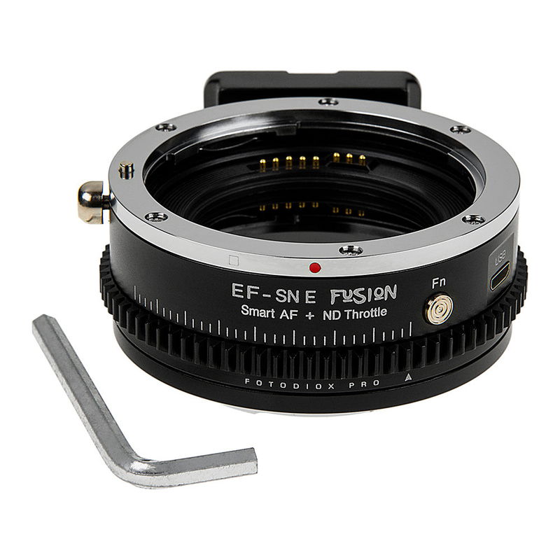 Canon EF till Sony E-Mount inbyggt ND-filter