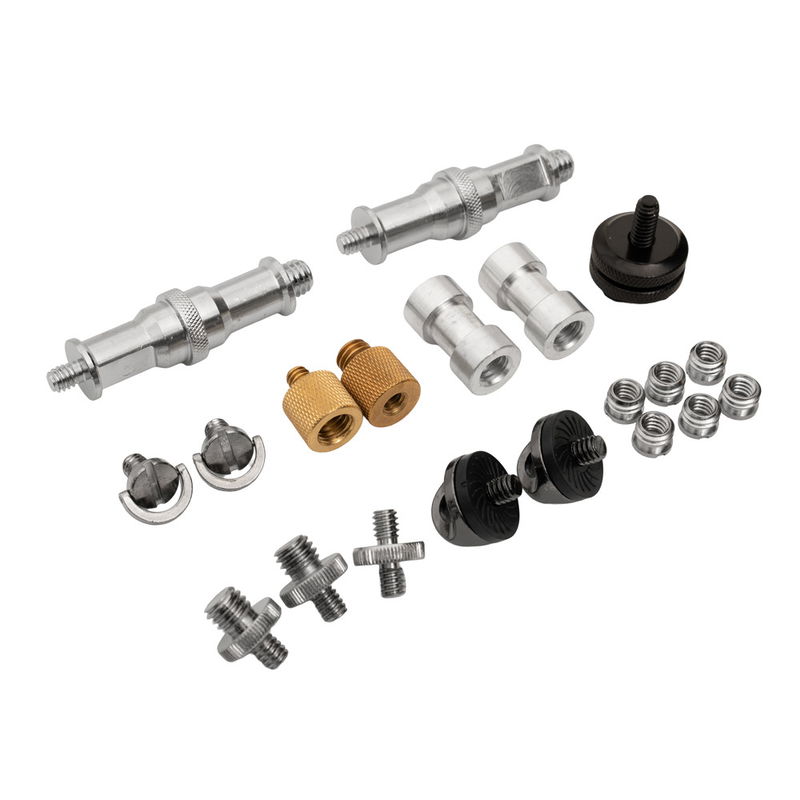 Set med 20 skruvar och spigots