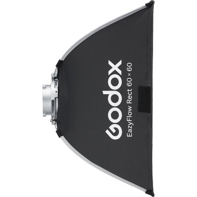 EazyFlow 60 × 60 cm Softbox – Snabbuppsatt mjukt ljus för foto och video