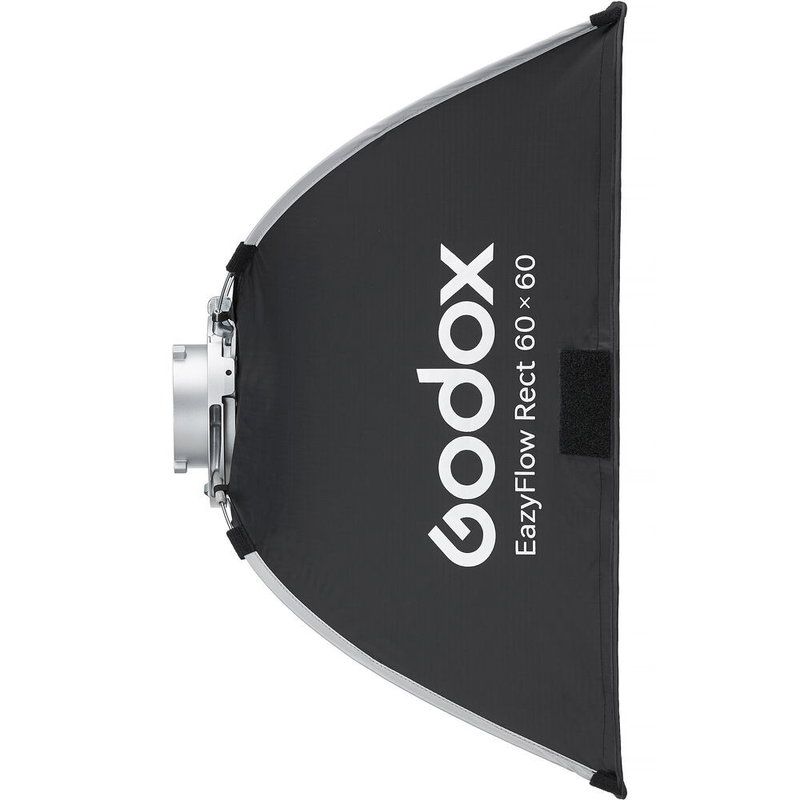 EazyFlow 60 × 60 cm Softbox – Snabbuppsatt mjukt ljus för foto och video