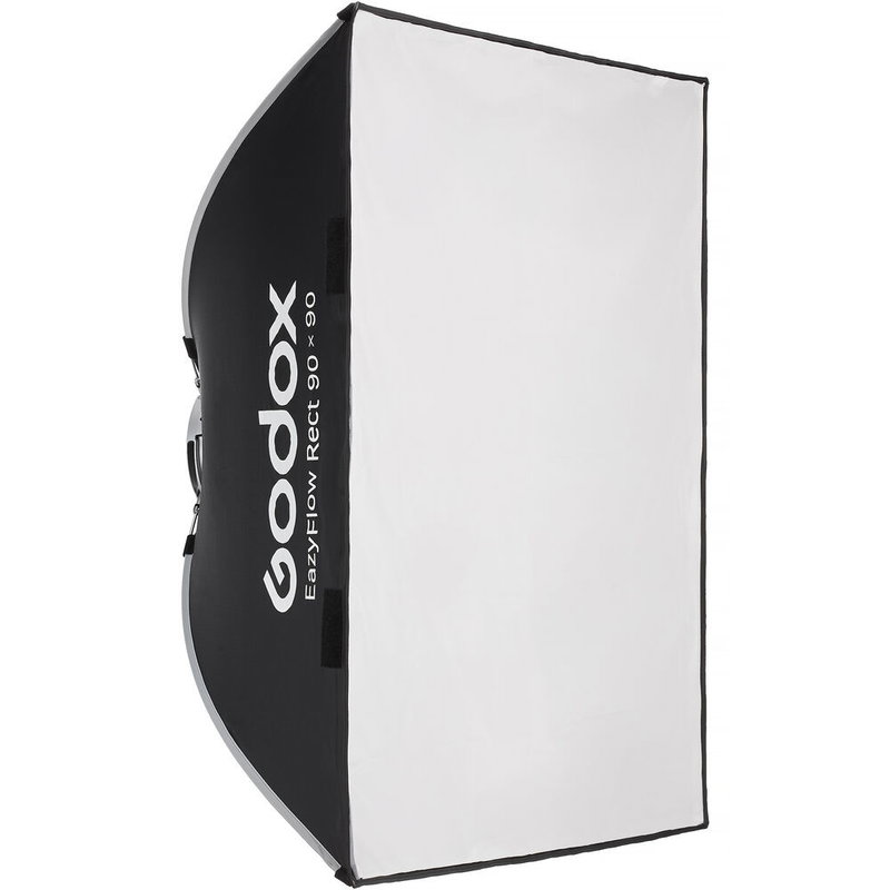EazyFlow 90 × 90 cm Softbox – Snabbuppsatt mjukt ljus för foto och video
