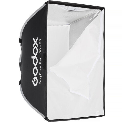 EazyFlow 60 × 60 cm Softbox – Snabbuppsatt mjukt ljus för foto och video