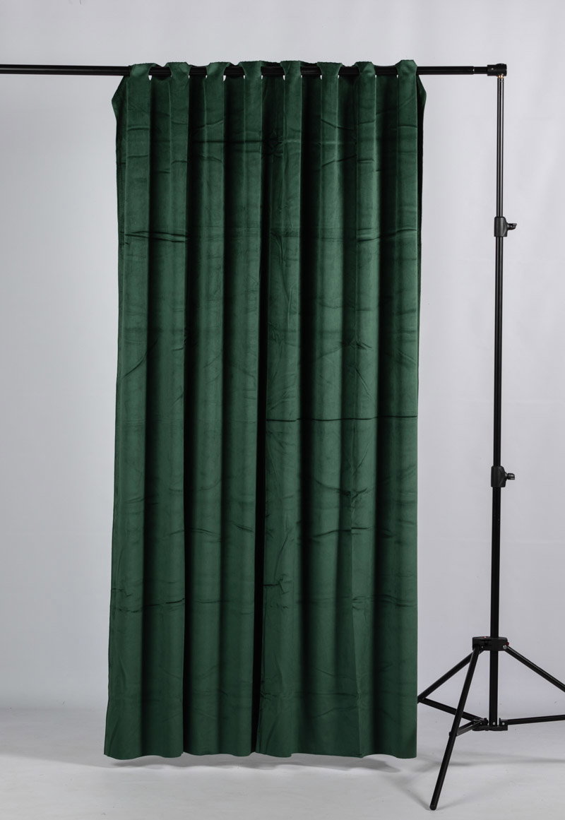 Gardin för produktfoto styling Mörkgrön