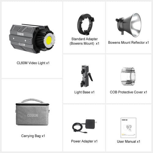 Colbor CL60M Ultra portabel LED-belysning Dagsljus