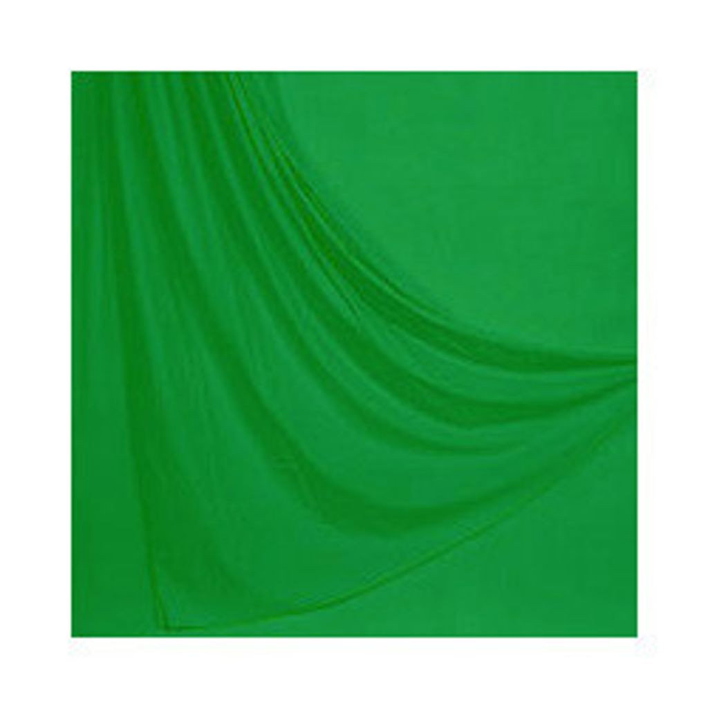 Greenscreenduk i bomull (3 x 5 meter)