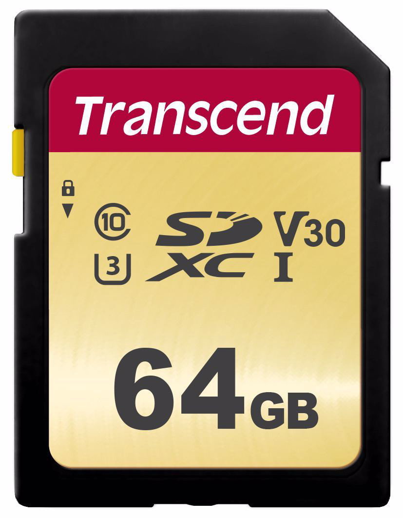 Transcend SDXC/SDHC UHS-I CLASS 10 500S (64 GB)