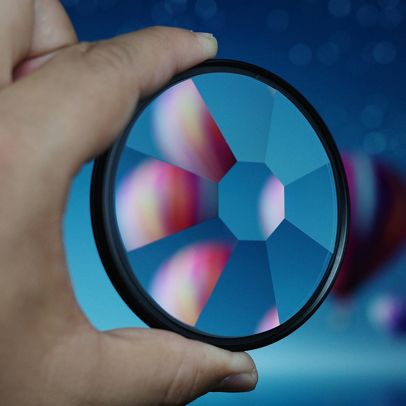 Kaleidoscope Prism Filter 77mm – 8-delad kalejdoskopeffekt