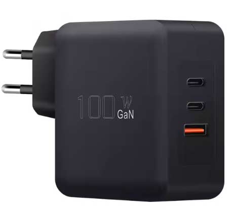 100W GaN USB-C PD Multiladdare 3.1 2PD 1 USB