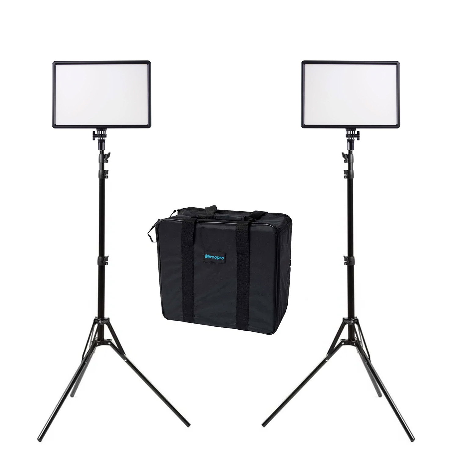 Belysningspaket med kompakta och starka LED-paneler 100W