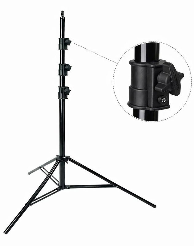 Studiostativ fjäderdämpat 4 meter