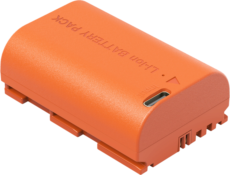 USB-C Batteri LP-E6NH för Canon orange