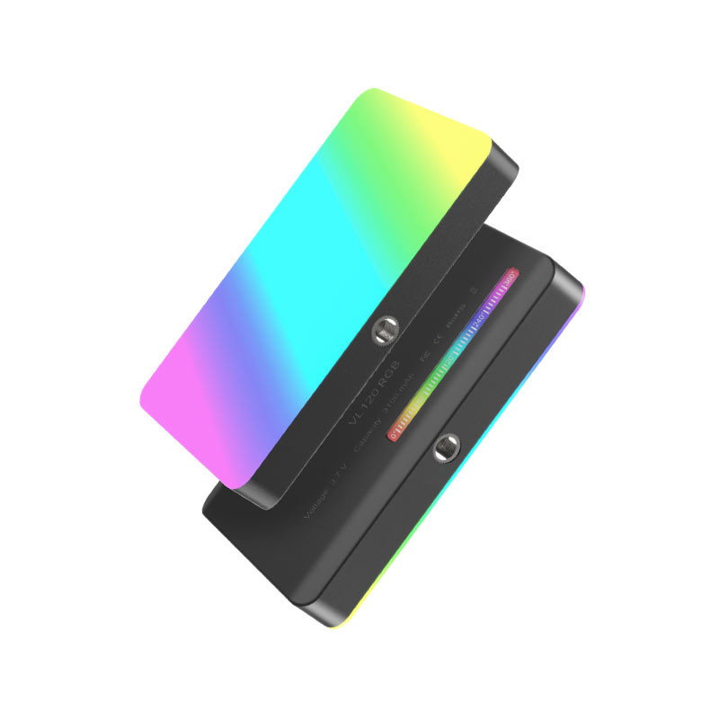 Portabel LED-panel i fickformat med RGB