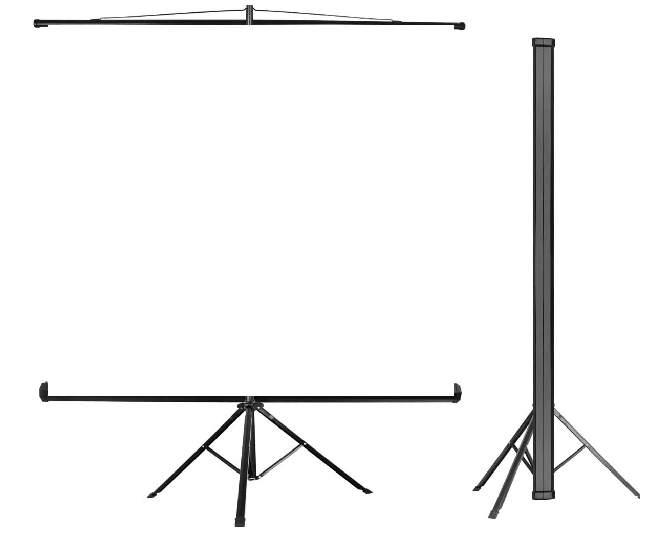 Bakgrundsduk rollup på ställning 2 x 2 meter (Vit)