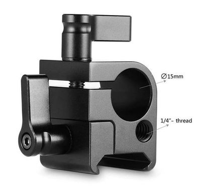 SmallRig SWAT Nato Rail with 15mm Rod Clamp (Parallel) 1254