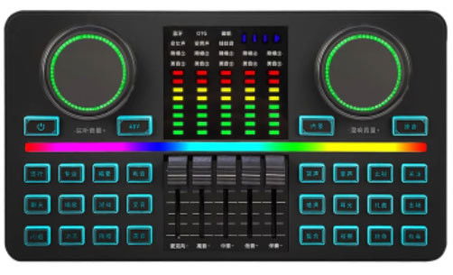 Studiomikrofon med XLR + mixer