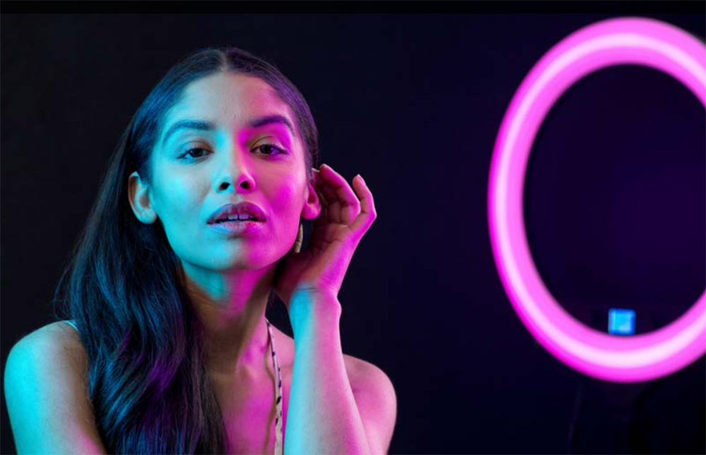 Ring light med RGB 50W
