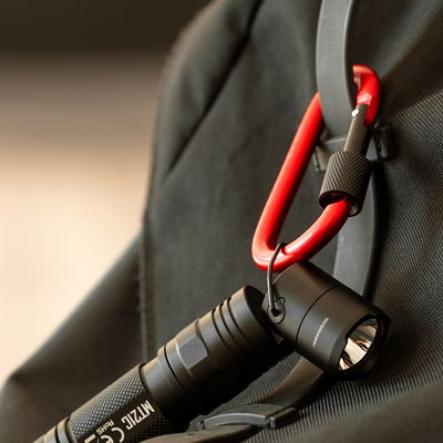 Karbinhake röd set med 3