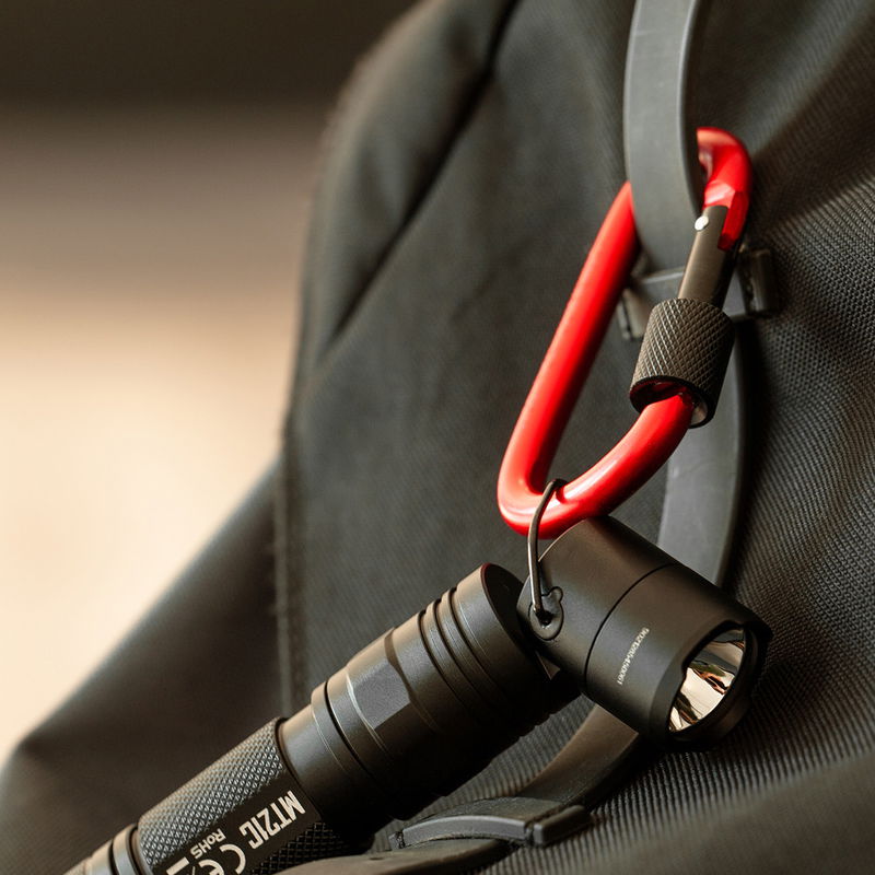 Karbinhake röd set med 3