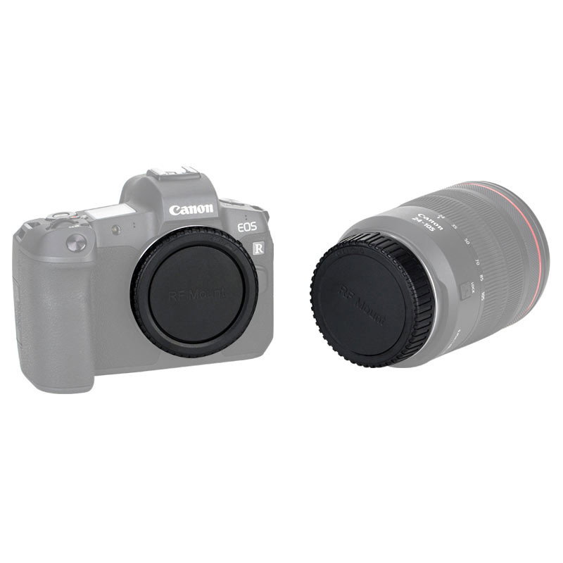 Canon RF R Huslock och bakre lock