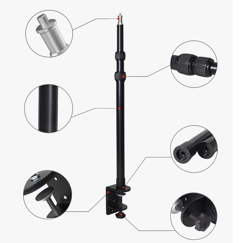 Bordsstativ för belysning 43-114 cm