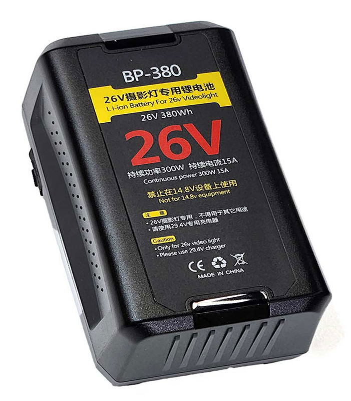 V-Mount batteri 26V på 380Wh