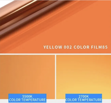 Gel 1/1 CTO Orange Färgfilter för färgkorrigering