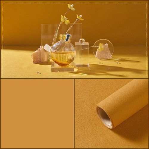 Senapsgul fotobakgrund med struktur för produktfoto (100x140cm)