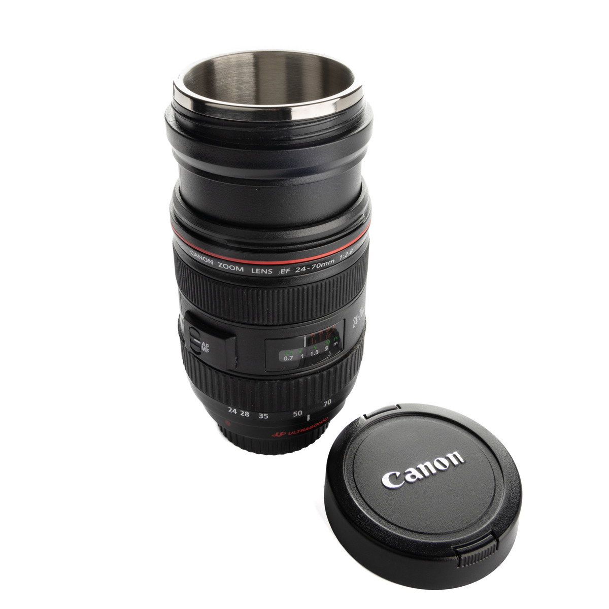 Canon 24-70 med zoom objektivmugg