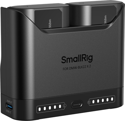 DMW-BLK22 Snabbladdare + batterier