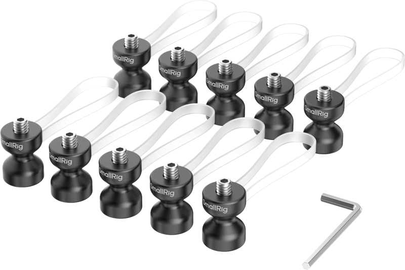 Kabelhållare 10-pack – Svart SmallRig 6527