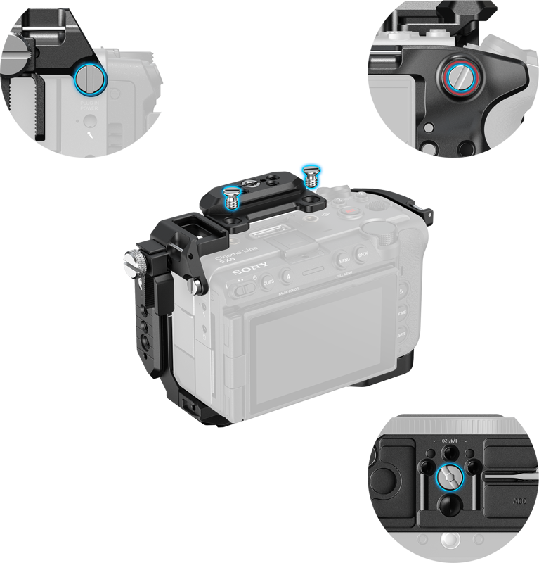 Kamerabur för Sony FX5 SmallRig HawkLock 6776