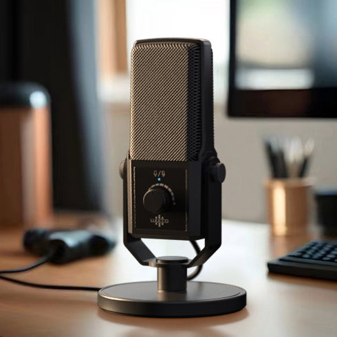 Kondensatormikrofon för podcast