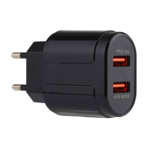 Väggladdare med 2 utgångar (USB)