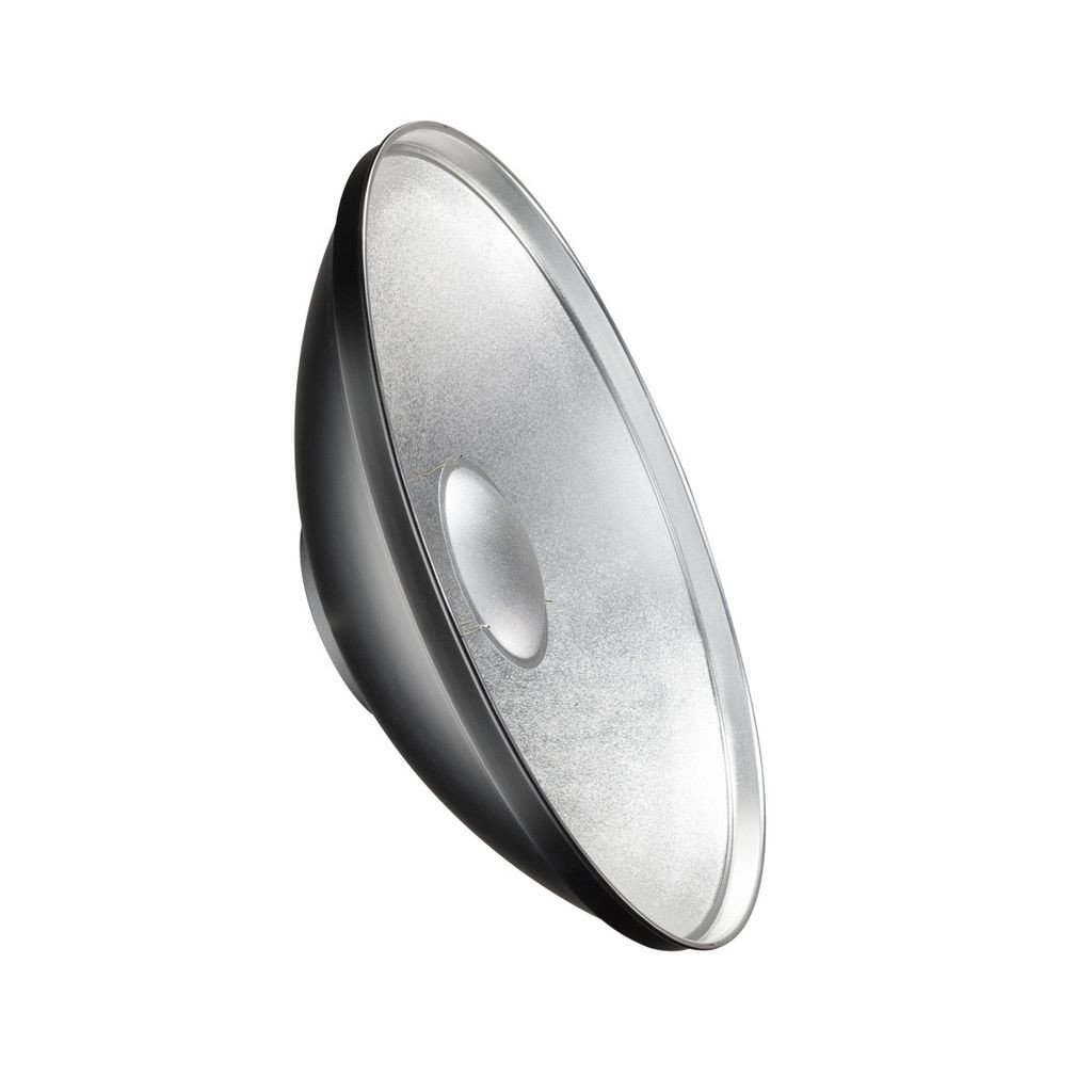 Beauty Dish för Elinchrom ((Silver) 68cm inkl. raster och diffusor)