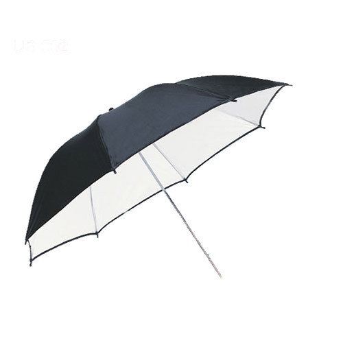 Paraply med vit insida (109cm (med 7mm stång))