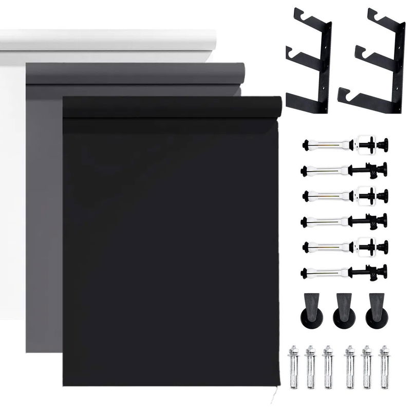 3 bakgrunder med bakgrundsupphängning