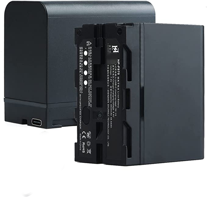Kamerabatteri motsv. Sony NP-F970 USB-C