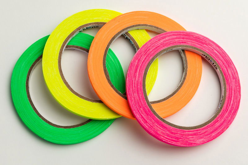 Gaffatejp Smal 6mm i olika färger Gaffatejp Smal 6mm i olika färger