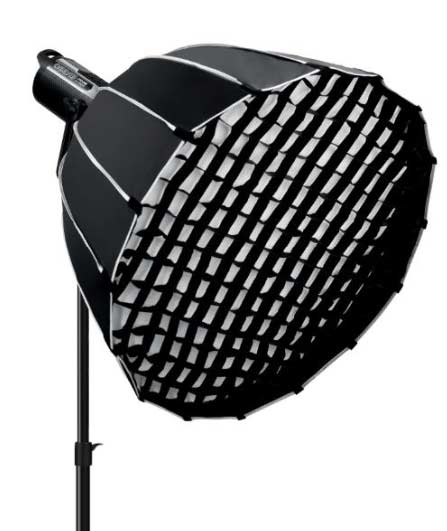 Parabolisk softbox som fälls upp på 3 sekunder i flatpack (90cm)