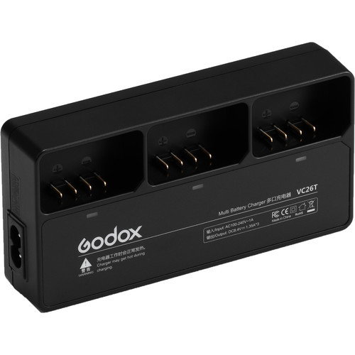 Godox VC26T Trippelladdare för V1 & V860III