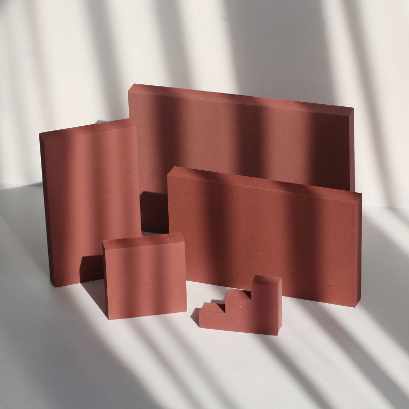 Styling props för Instagram bruna fyrkanter